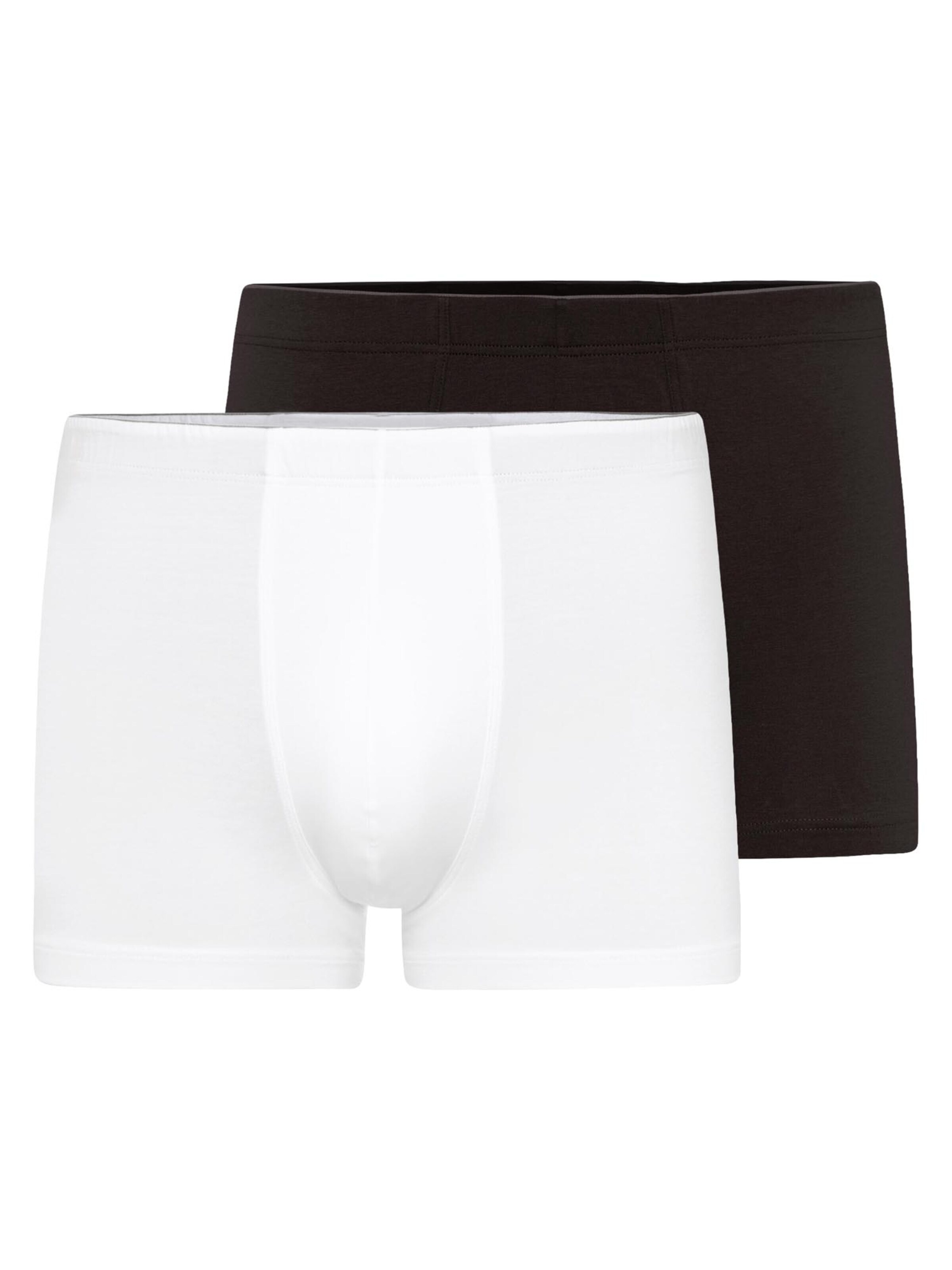 Hanro Boxershorts 'Cotton Superior'‌‌‌‌‌‌ in Schwarz: Vorderseite