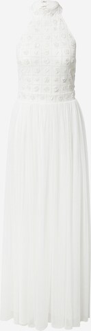 LACE & BEADS Evening Dress 'Edwina' in White: front