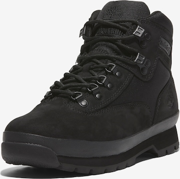 TIMBERLAND - Botas com atacadores em preto: frente