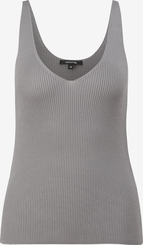 COMMA Top in Grey: front