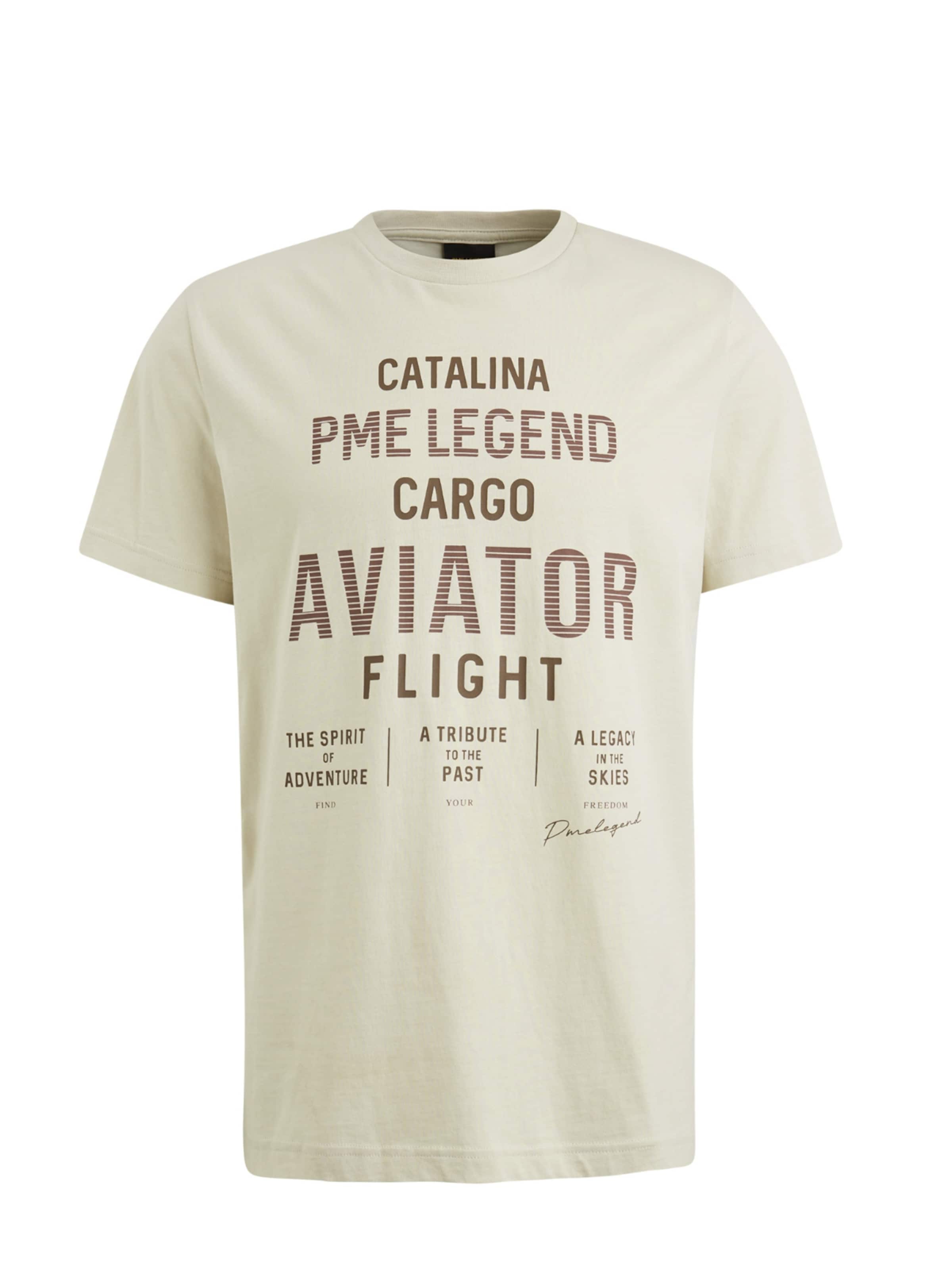 Pme-Legend Shirt 'PME Legend - T-shirt' in Beige: front