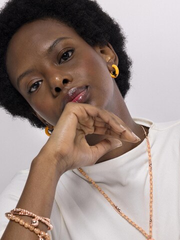 Luxenter - Pendientes 'Raki' en naranja