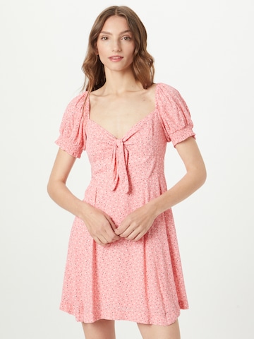Louche Summer Dress 'LUIZA' in Pink: front