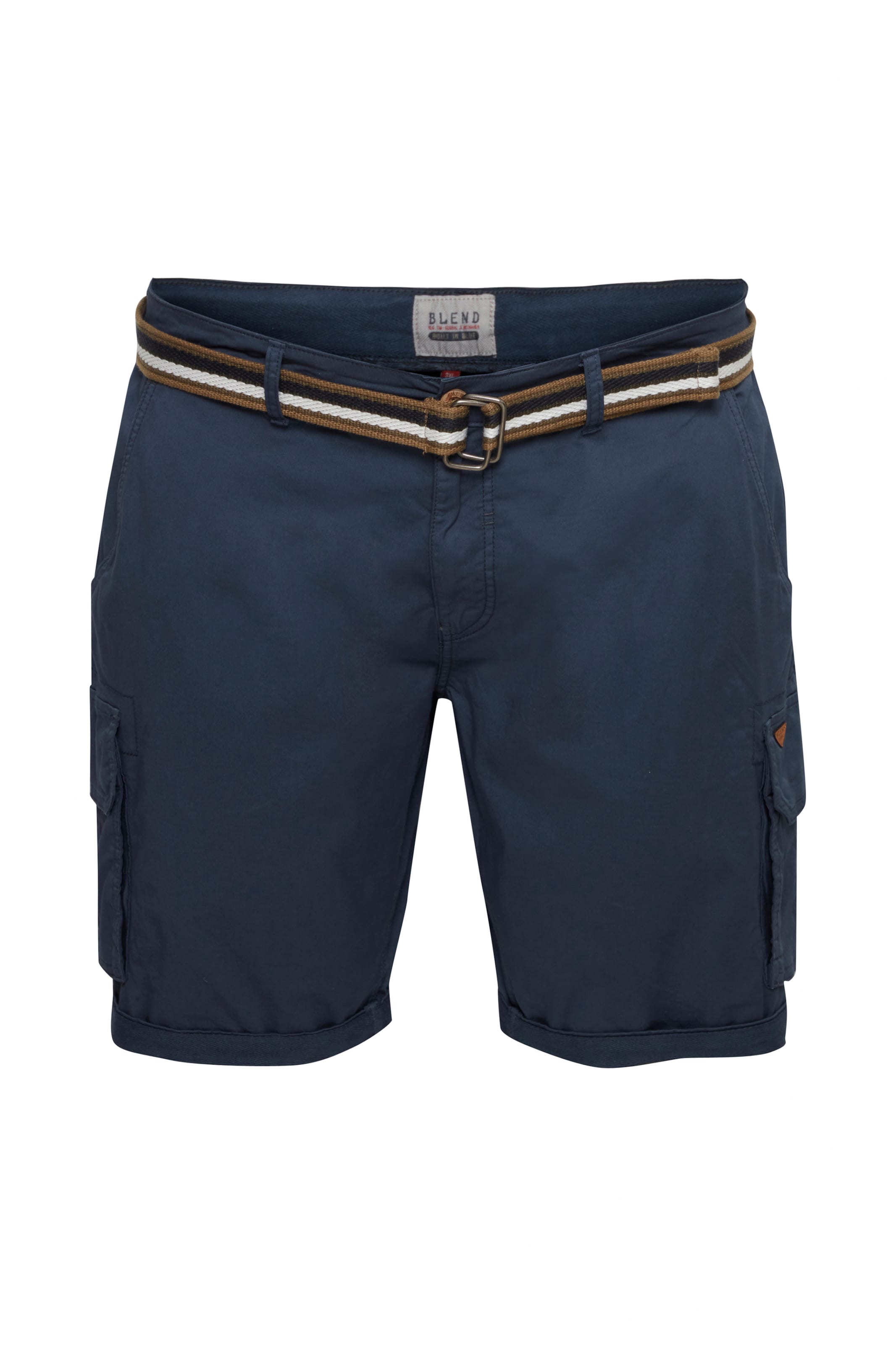 BLEND Regular Cargohose 'Brian' Big & Tall in Blau: Vorderseite