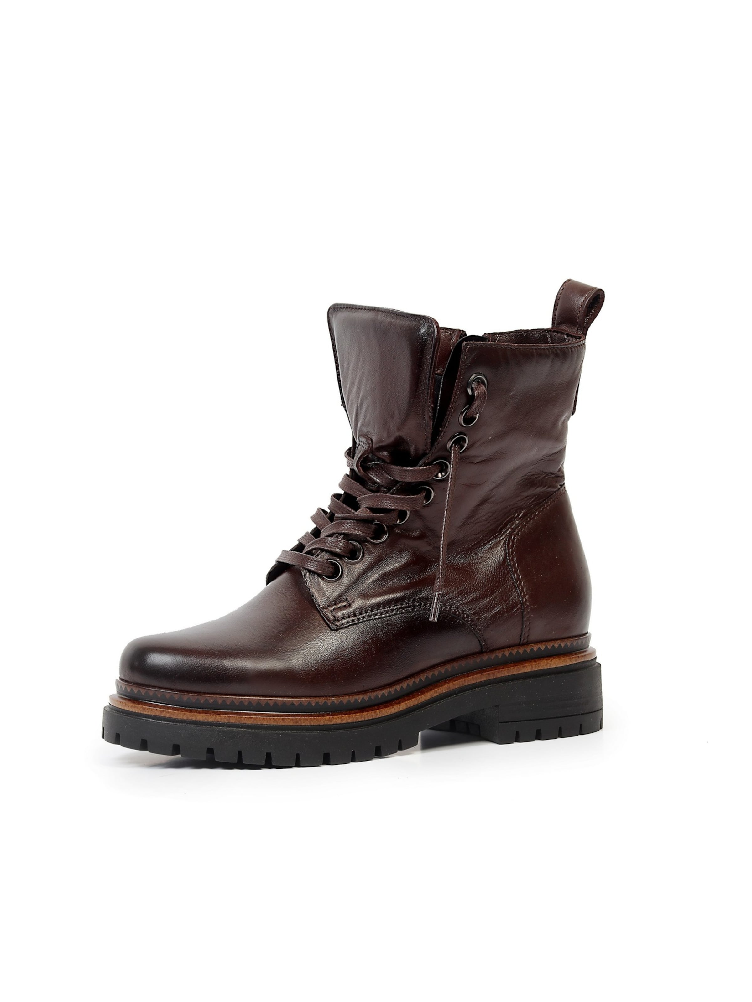 Bottines à lacets 'Ducci' MJUS en marron : devant