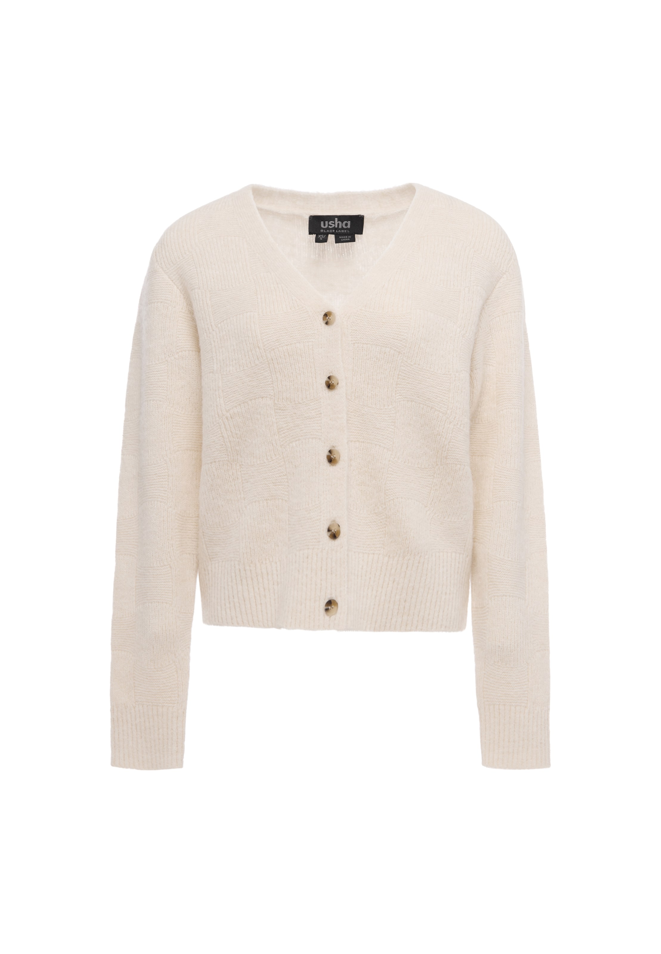 usha BLACK LABEL - Cárdigan en beige: frente