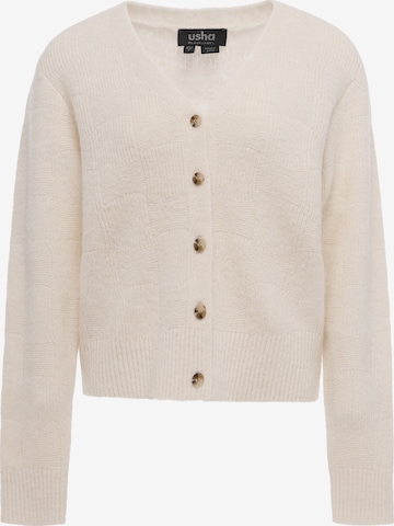 usha BLACK LABEL - Cárdigan en beige: frente