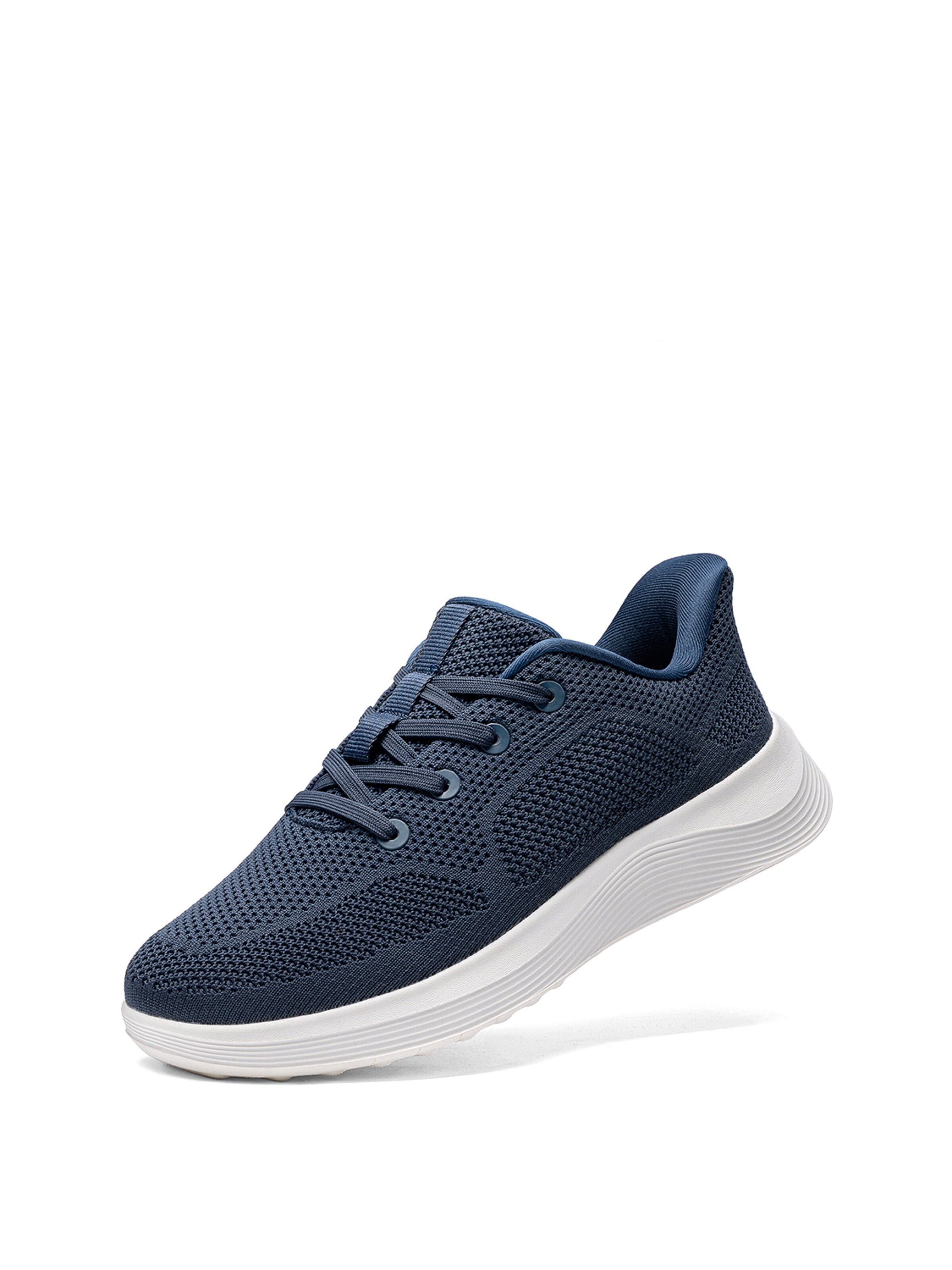 Scarpa stringata sportiva di Bruno Marc in blu: frontale