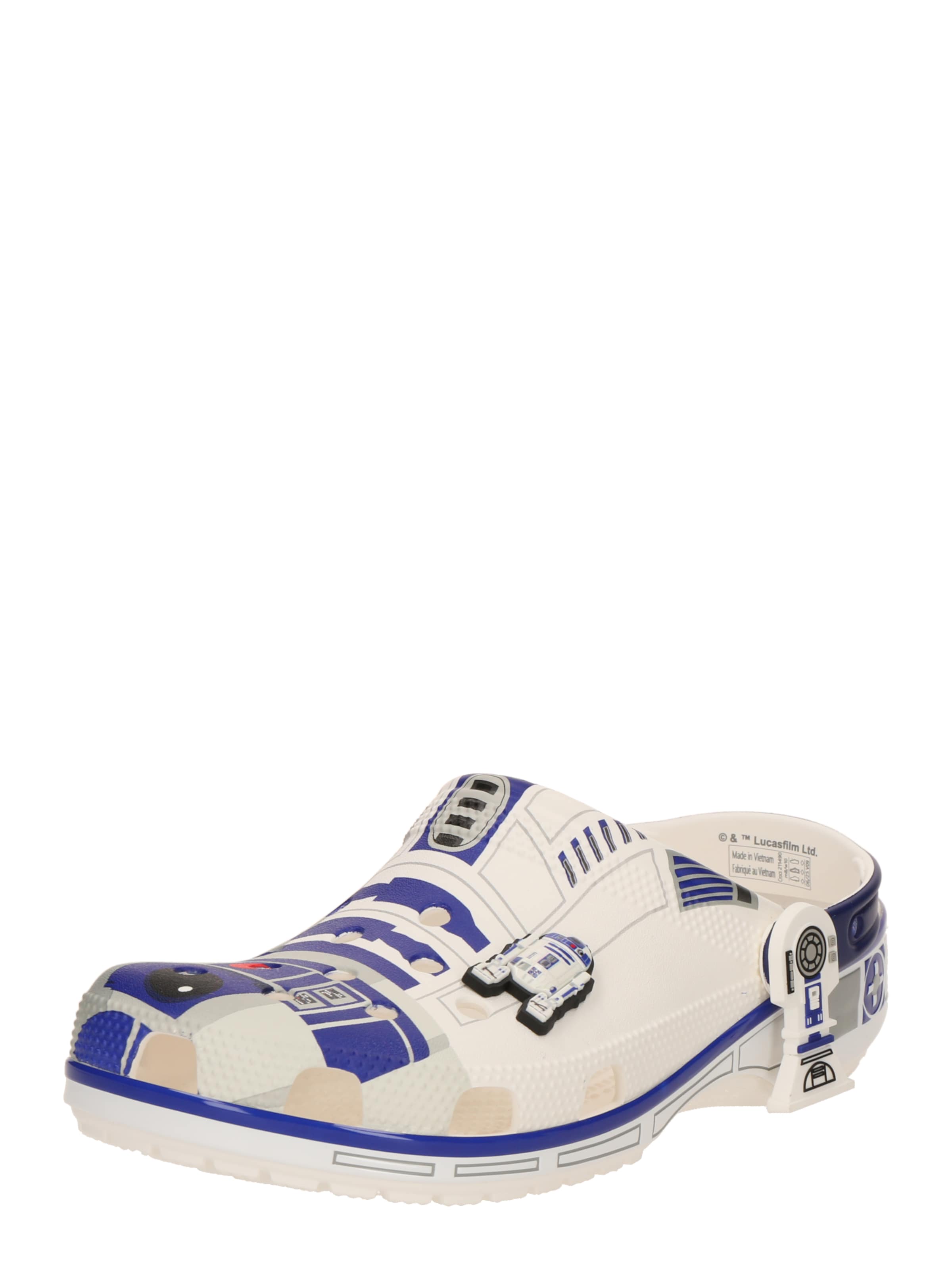 Saboţi 'Star Wars' de la Crocs pe alb: față