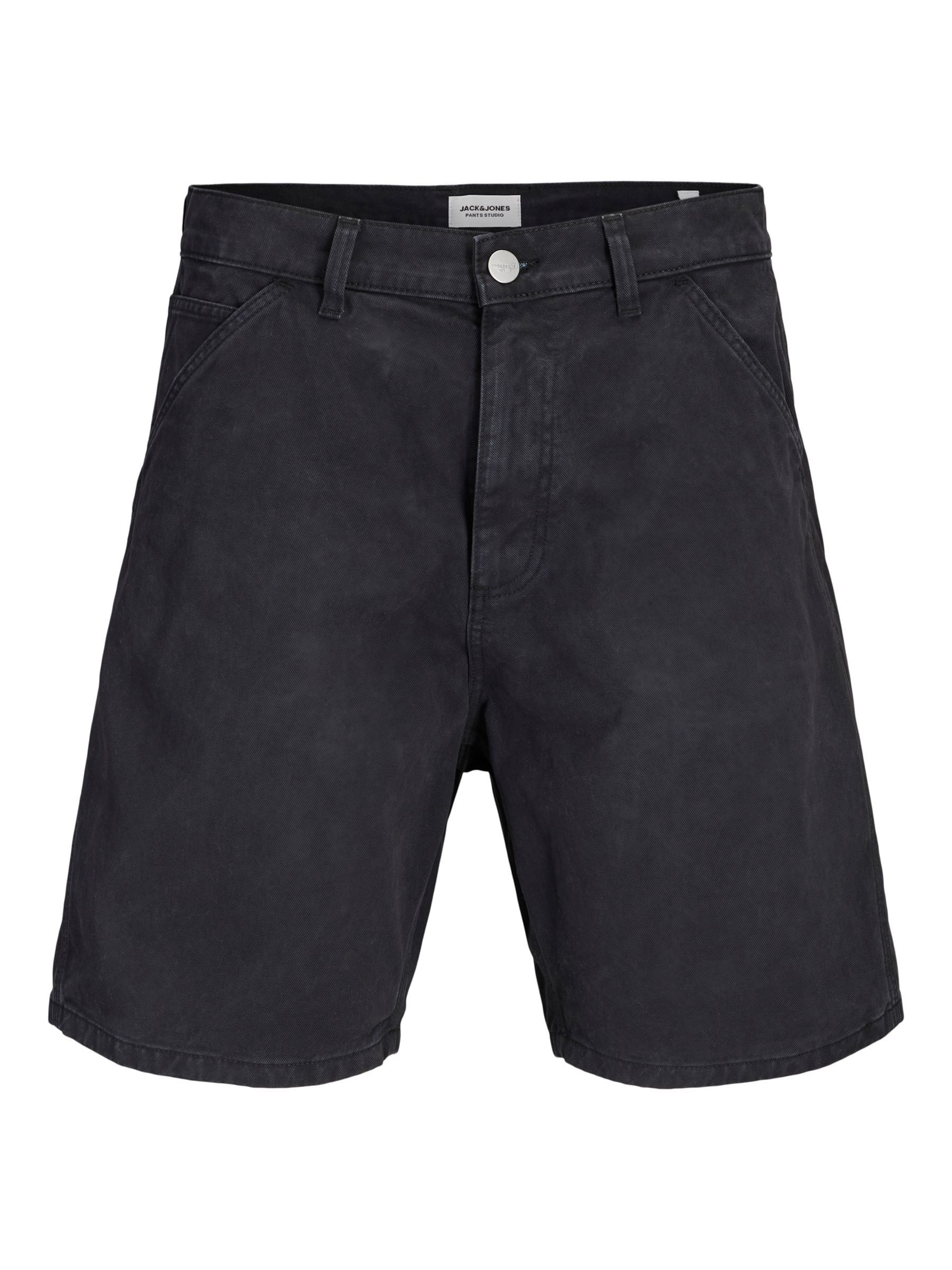 JACK & JONES Baggy Jeans in Zwart: voorkant