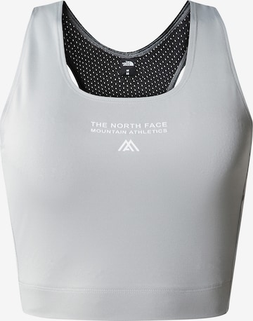 THE NORTH FACE Sportovní top – šedá: přední strana