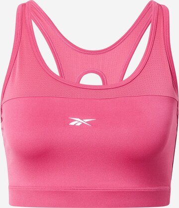 Reebok Bustier Sport-BH 'Workout Ready' in Pink: predná strana