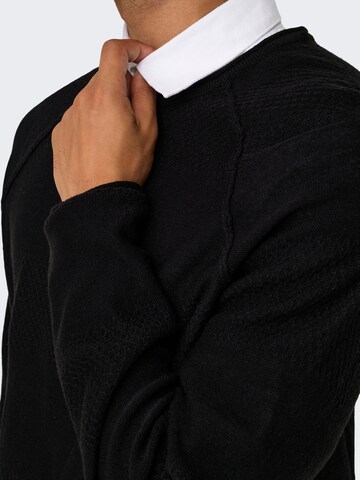 Pullover di Only & Sons in nero