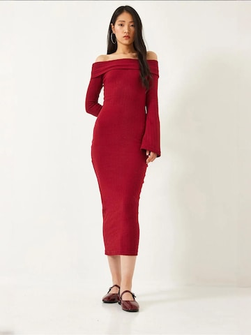 Bianco Lucci Jurk in Rood
