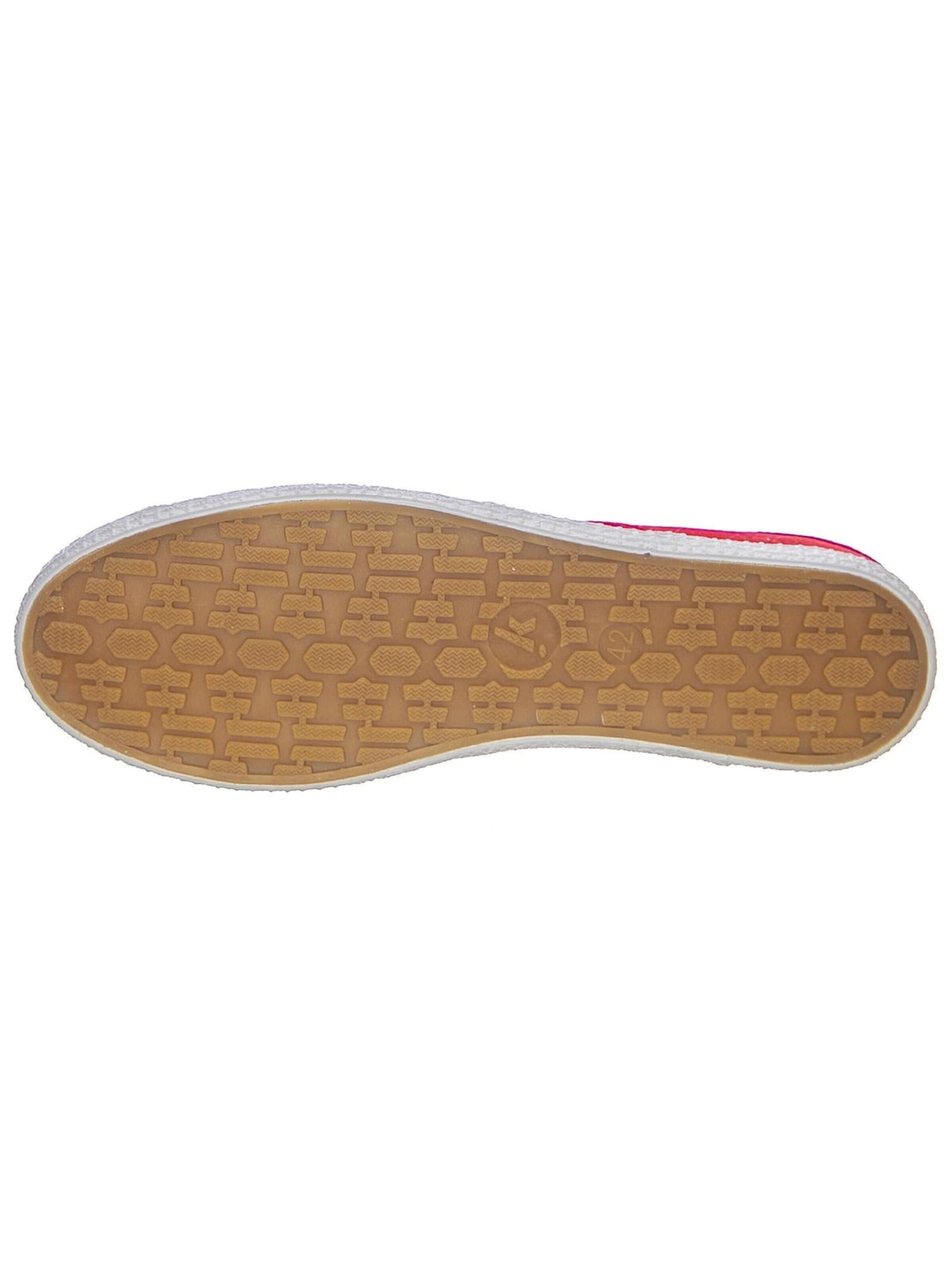Scarpa stringata sportiva 'Basic Canvas Shoes' di KAWASAKI in rosso