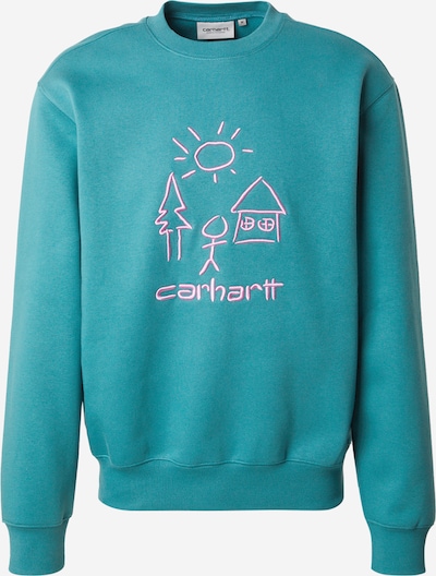 Carhartt WIP Collegepaita 'Masterpiece' värissä jade / vaalea pinkki, Tuotenäkymä