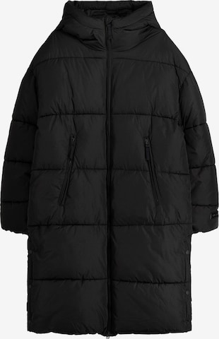 Manteau d’hiver Bershka en noir : devant