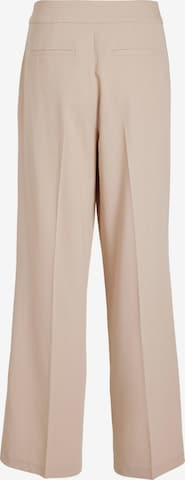 VILA Regular Pleated Pants in Beige