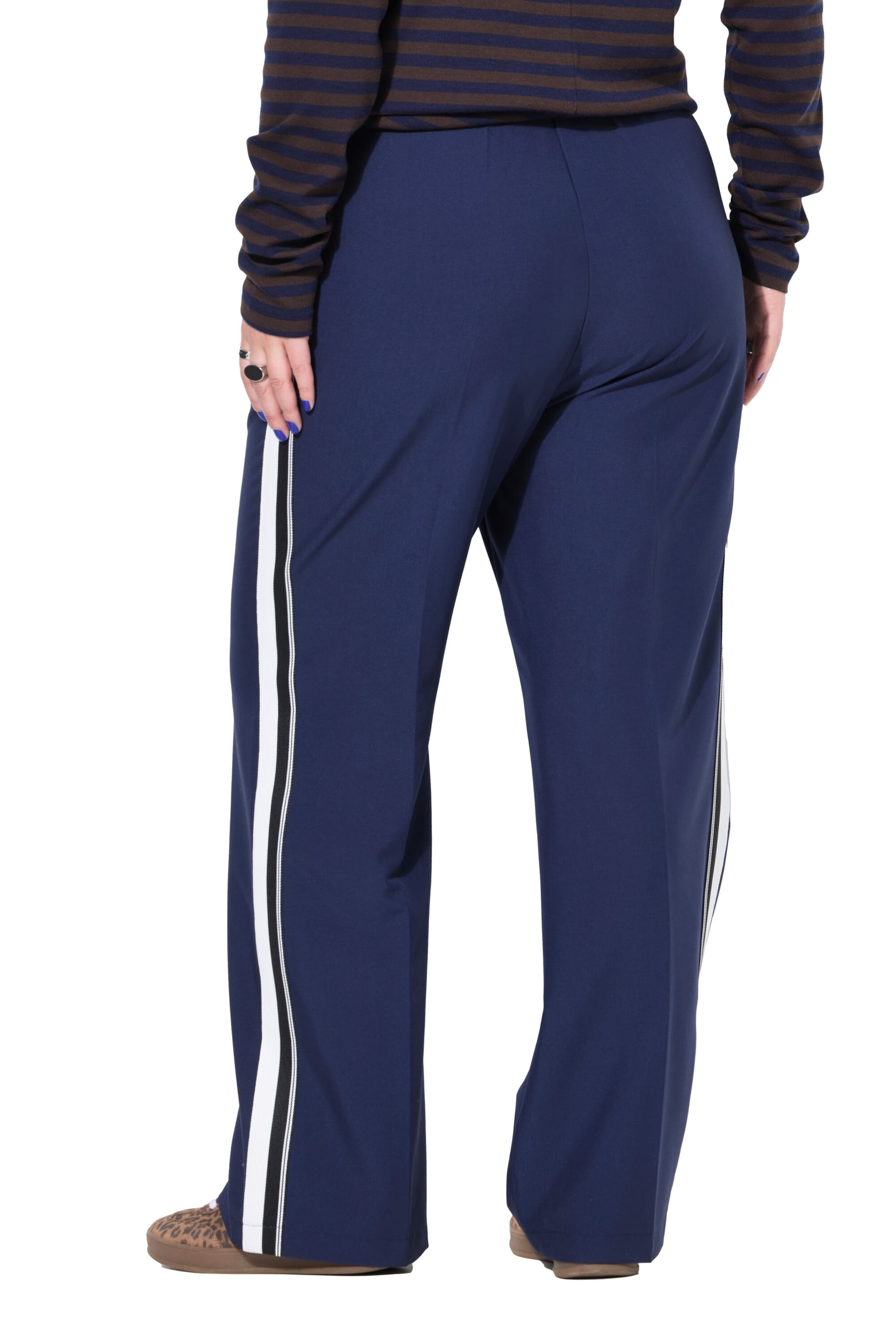 Studio Untold Wide leg Pantalon in Blauw