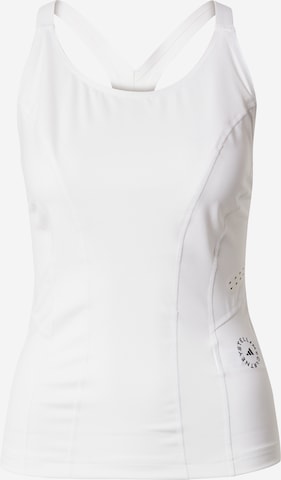 ADIDAS BY STELLA MCCARTNEY - Top desportivo 'Truepurpose' em branco: frente