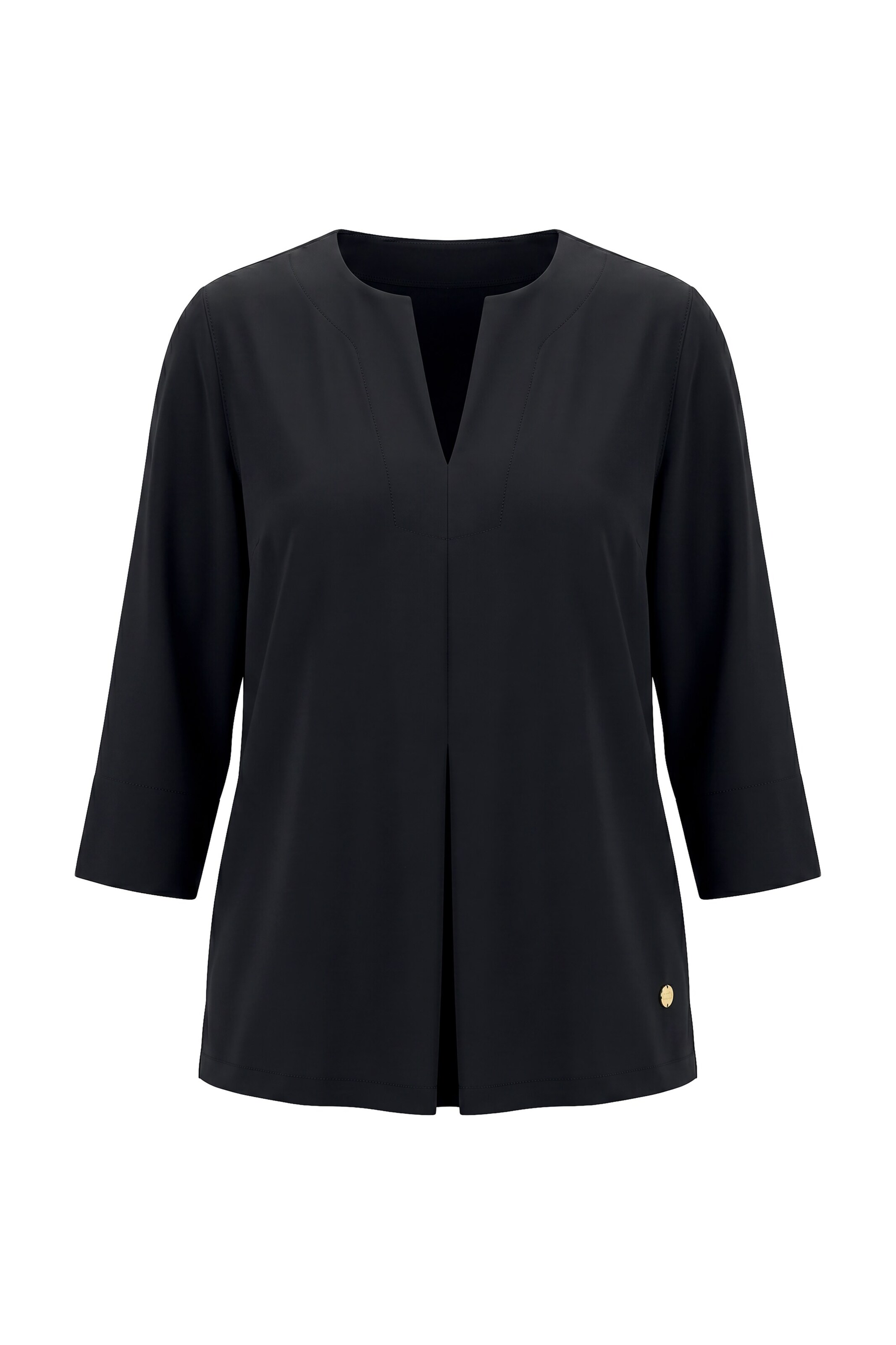 Ulla Popken Sweatshirt in Schwarz: Vorderseite
