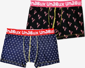 UNABUX Boxershorts in Blau: Vorderseite