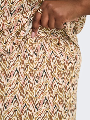 ONLY Carmakoma regular Bukser 'Nova' i brun