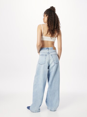 WEEKDAY Wide Leg Jeans 'Astro' i blå