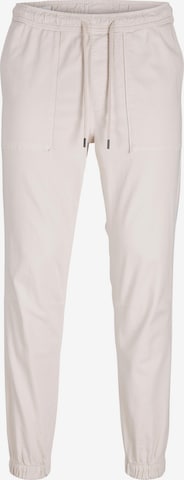 JACK & JONES Zúžený Kalhoty 'GORDON LEWIS' – béžová: přední strana