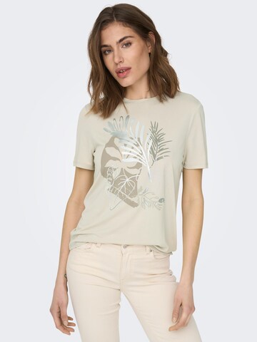 ONLY T-Shirt 'Free' in Grau: Vorderseite