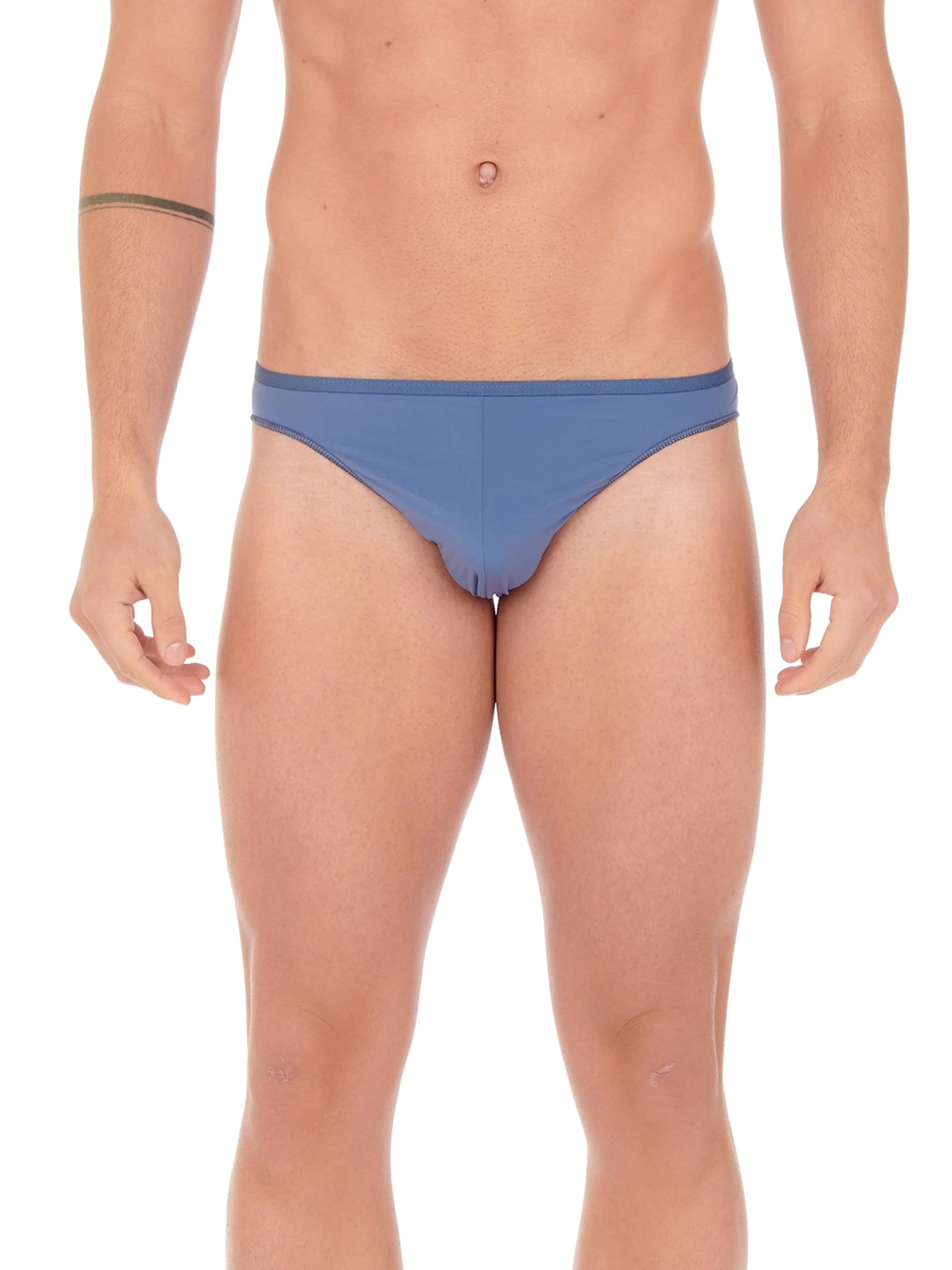 Slip di HOM in blu: frontale