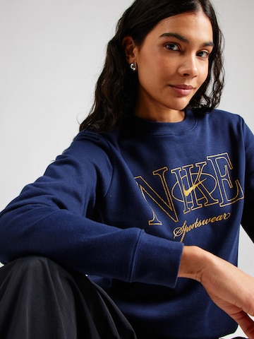 Nike Sportswear Mikina 'Club Fleece' - Modrá