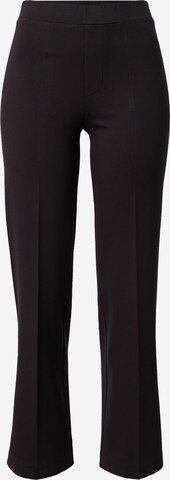 Part Two Regular Pleated Pants 'Ponta' in Black: front