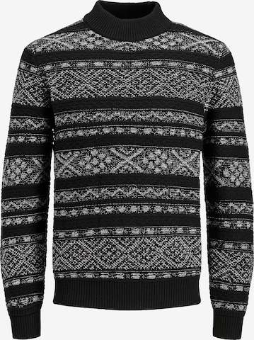 JACK & JONES Sweater 'Elliot' in Black: front