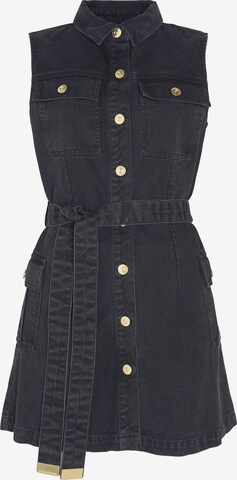 Barbour International Shirt Dress 'Tamsin' in Black: front