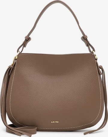 Poche ventrale Suri Frey en beige : devant