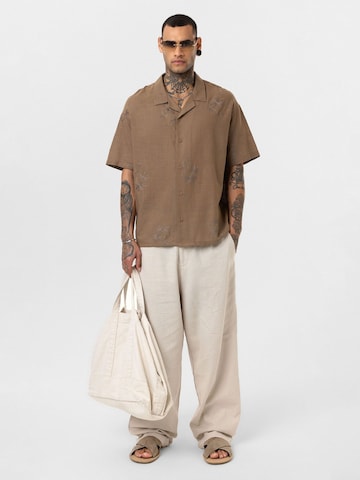Dandalo Comfort fit Overhemd 'Dave' in Bruin