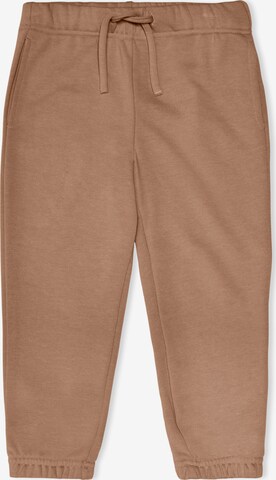 KIDS MINI GIRL Tapered Pants 'Every' in Brown: front