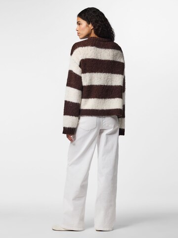 PIECES Pullover 'PCDorthea' in Braun