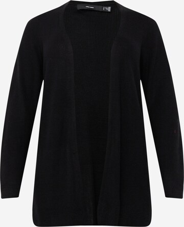 Cardigan 'Lexsun' Vero Moda Curve en noir : devant