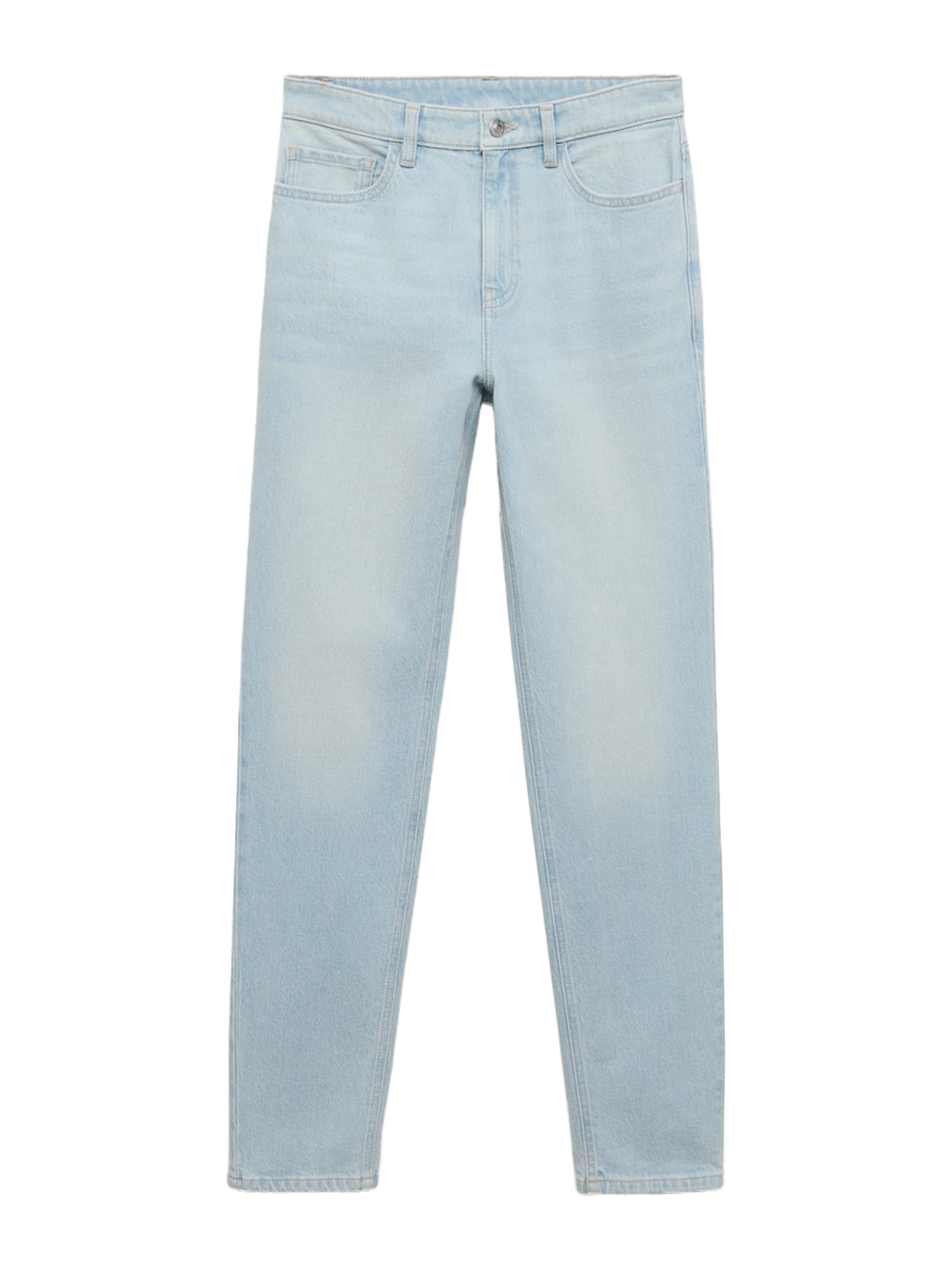 MANGO Zwężany krój Jeansy &#x27;NEWMOM&#x27; w kolorze niebieski: przód