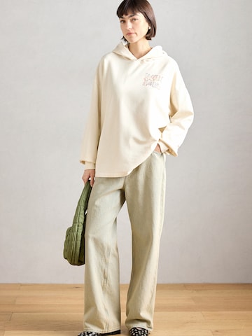 SCOTCH & SODA Sweatshirt i hvid