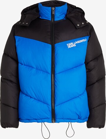 KARL LAGERFELD JEANS Winterjacke in Blau: predná strana