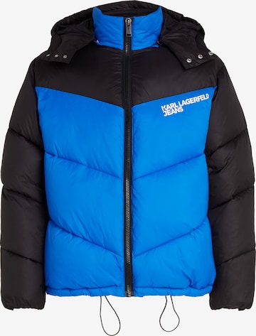 KARL LAGERFELD JEANS Winter jacket in Blue: front