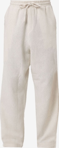 Pantaloni 'Leontopodium' de la VAMOS CLO pe alb: față