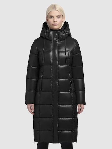 khujo Winter Coat ' SHANE2 ' in Black: front