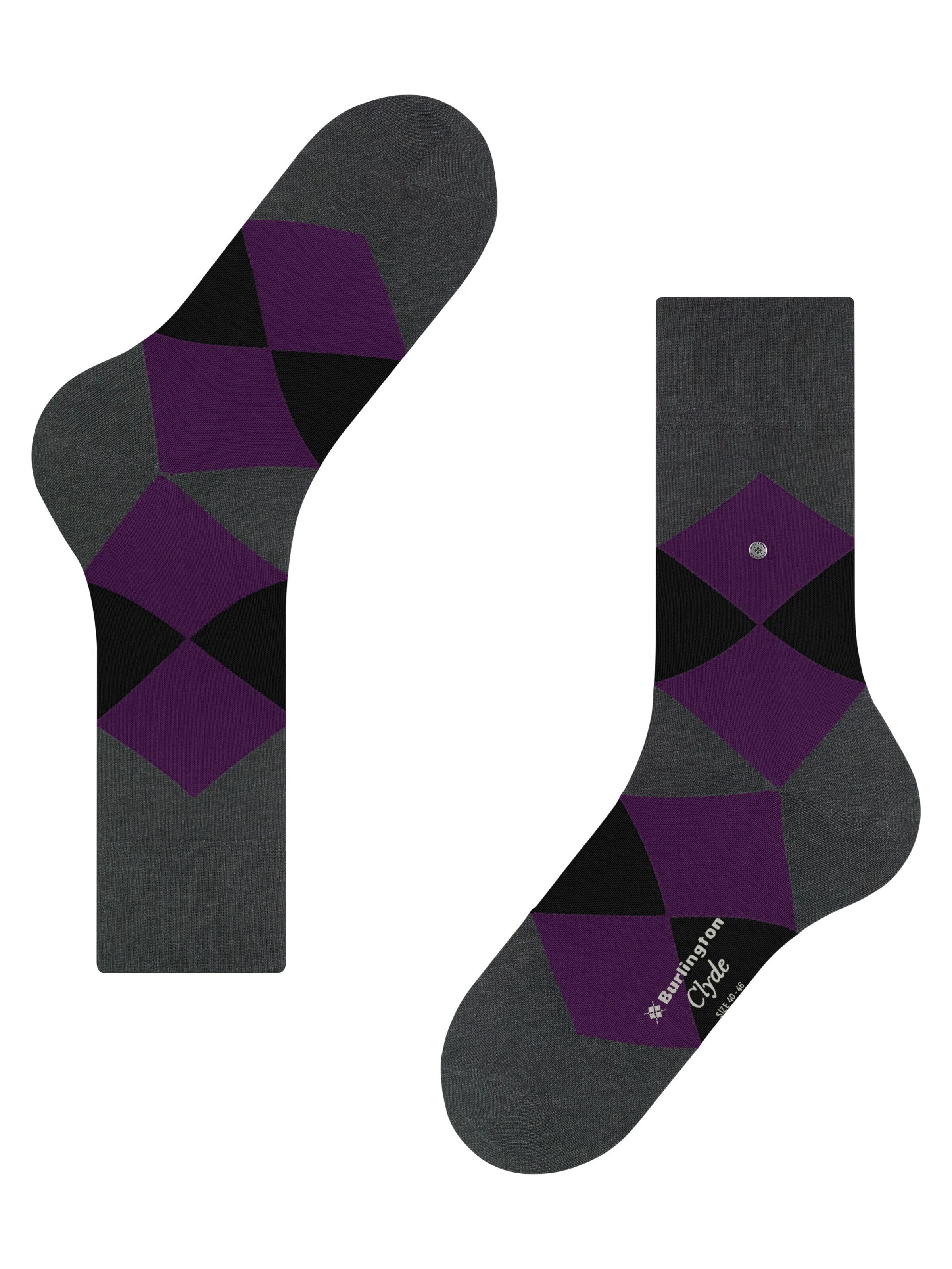 BURLINGTON Socks 'Clyde' in Grey