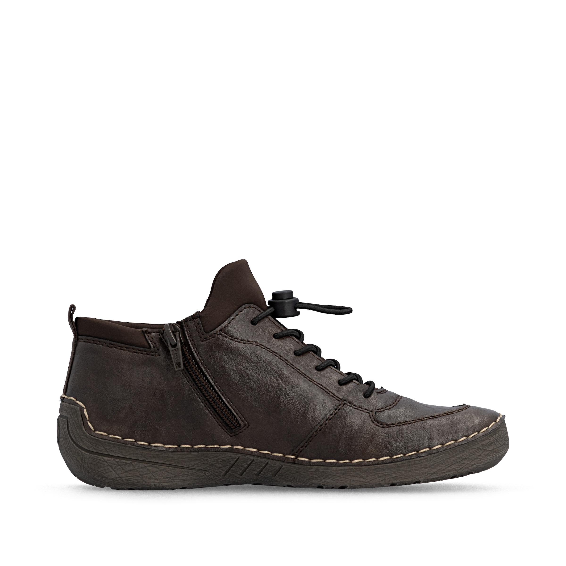 Bottines à lacets Rieker en marron