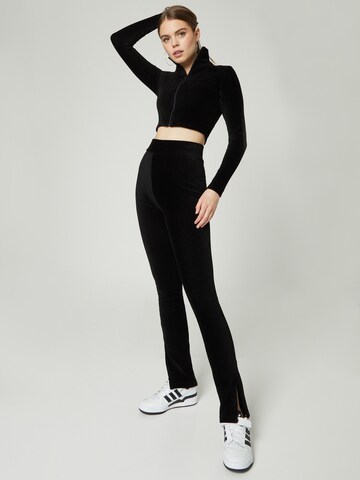 VIERVIER Flared Pants 'Aliya' in Black