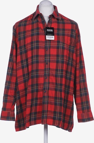 Majestic Button Up Shirt in L in Red: front